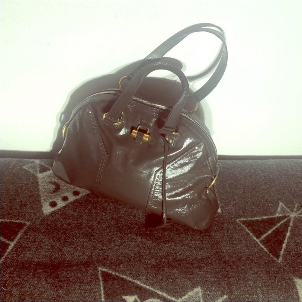 YSL Muse Patent Leather Bag